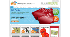 Desktop Screenshot of printed-plastic-cards.com